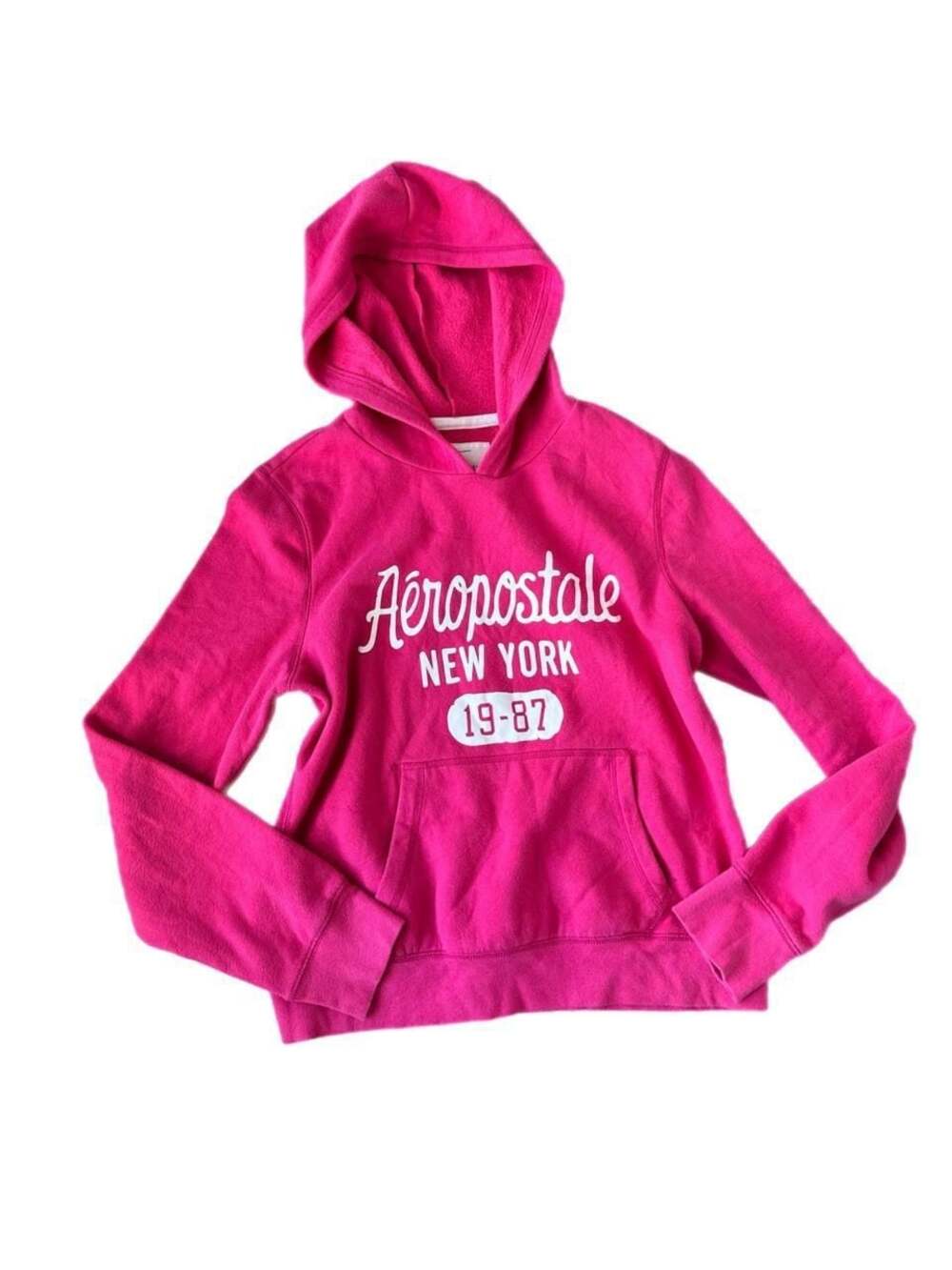 Y2K Aeropostale Pink Hoodie "New York 19‑87” – Size XL (2011)